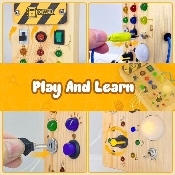 Montessori Busy Board - Image 3