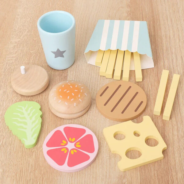 Wooden Pretend Play Food for Children Multivariant - Image 14