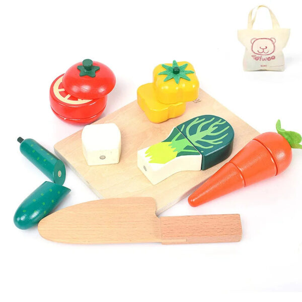 Wooden Pretend Play Food for Children Multivariant - Image 17
