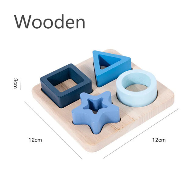 Montessori Puzzle "Shapes" for Children Multivariant - Image 6