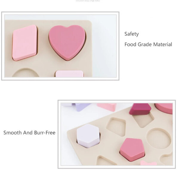 Montessori Puzzle "Shapes" for Children Multivariant - Image 5