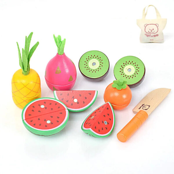 Wooden Pretend Play Food for Children Multivariant - Image 11