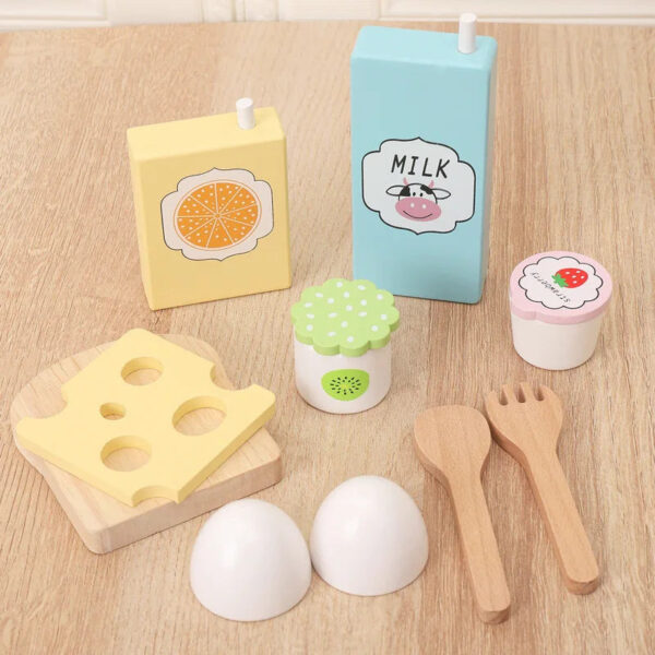 Wooden Pretend Play Food for Children Multivariant - Image 5