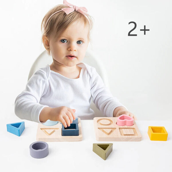 Montessori Puzzle "Shapes" for Children Multivariant - Image 2
