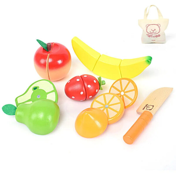 Wooden Pretend Play Food for Children Multivariant - Image 9
