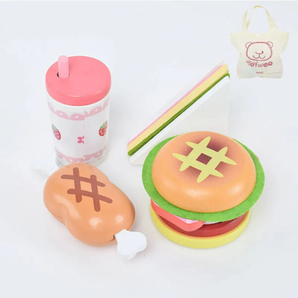 Wooden Pretend Play Food for Children Multivariant - Image 7