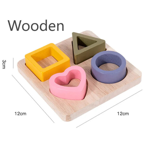Montessori Puzzle "Shapes" for Children Multivariant - Image 7